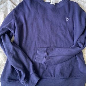 Blue h and m crewneck